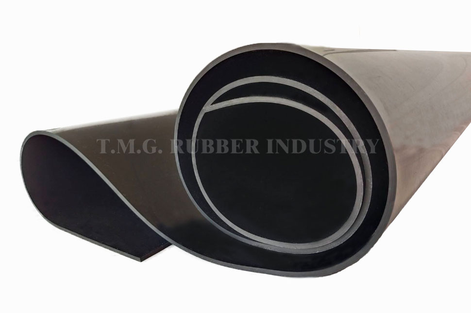 แผ่นยางฉนวนไฟฟ้า (แผ่นยางเรียบ) 4 มม. หน้ากว้าง 1 เมตร