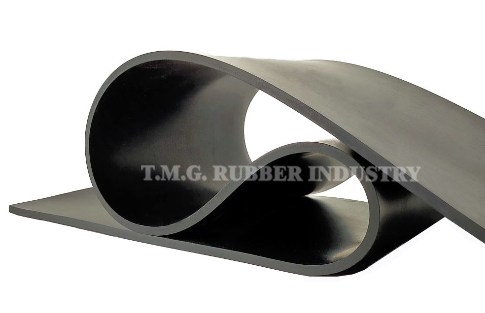 แผ่นยางฉนวนไฟฟ้า (แผ่นยางเรียบ) 5 มม. หน้ากว้าง 1 เมตร